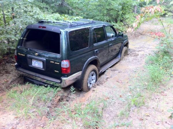 Actually got stuck in this part of the mountain.