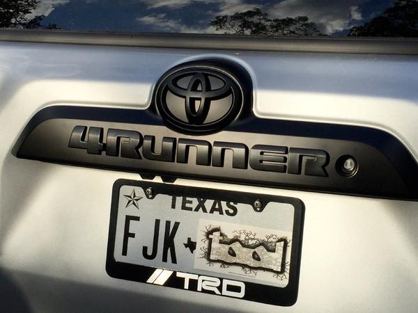 Added Blackout Kit


2014 2015 Toyota 4 Runner Emblem Matte Black Out Badge Kit 11 Piece Kit | eBay

*Note: I got mine via eBay when they were still $