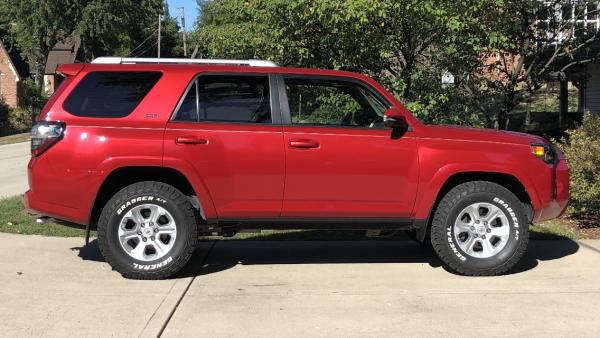 Added General Grabber ATx tires and really like em.
Most people probably don’t like the white letters on the outside but I’m old school and  love it!