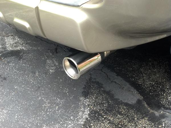 Added OEM exhaust tip