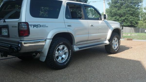 Added Tacoma wheels & BFG mud terrains