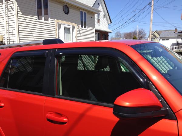 Added vent visors.
