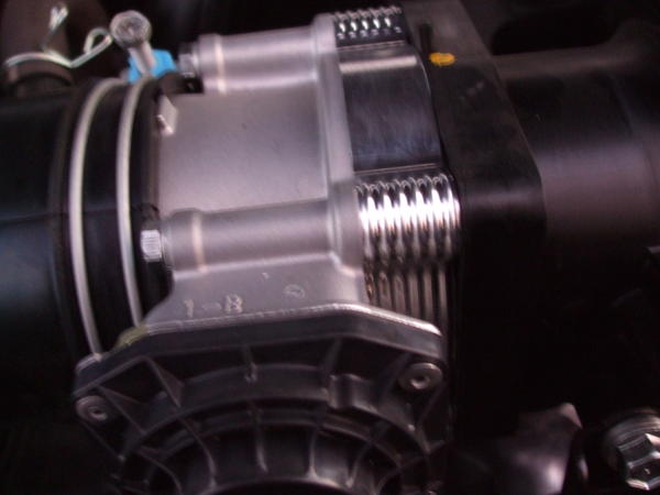 aFe throttle body spacer installed