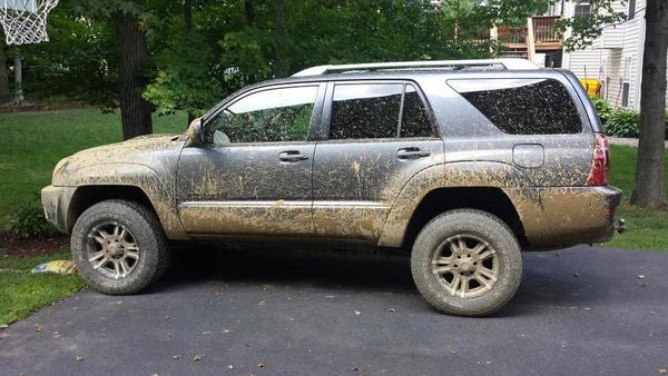 After a quick trip through the mud