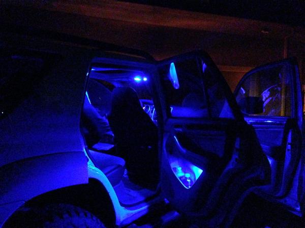 after blue leds