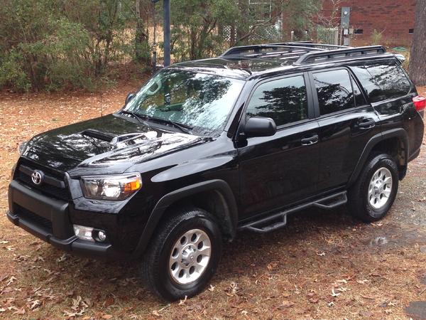 After Daystar leveling kit and installing N-Fab nerf bars.
