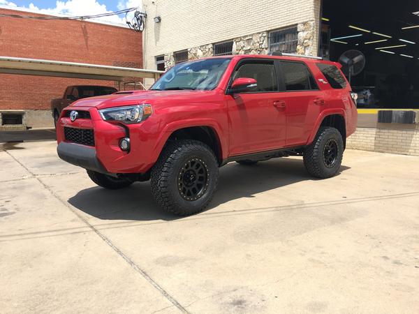 After lift and new shoes
