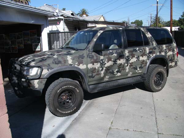 After lifting it 2.5 inches front and back. Right now it has 31x10.5x15. Plan to upgrade to 32x11.5x15.