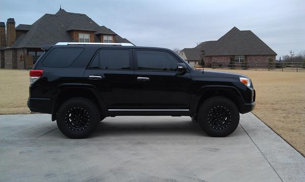 After LR UCA's, Toyo 285's and final alignment.