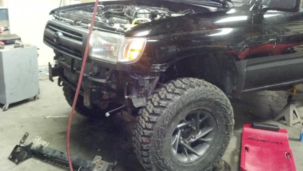 AFTER OME LIFT AND NEW BRAKES INSTALLED ON FRONT