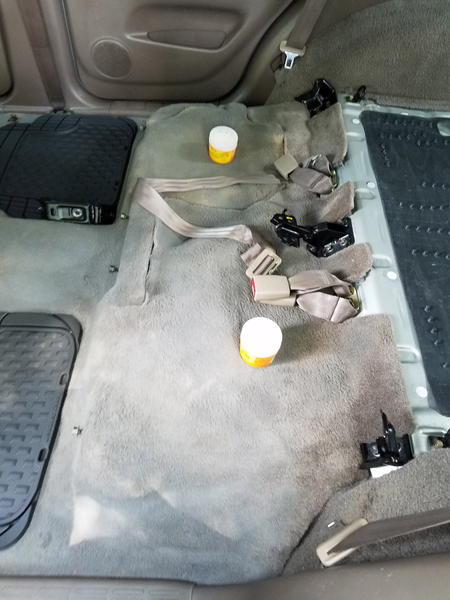 After power washing/deodorizing the carpet and floor boards. New floor mats too :)
