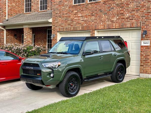 After putting the Sherpa Equipment Co. Crestone roof rack on.