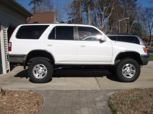 After. Tundra TRD with Bilstein 5100's in the front and LC 7.5 wraps and OEM LC shocks in the rear. Rims and tires are next!