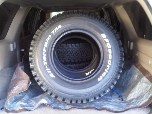 Ahh, the smell of new rubber!