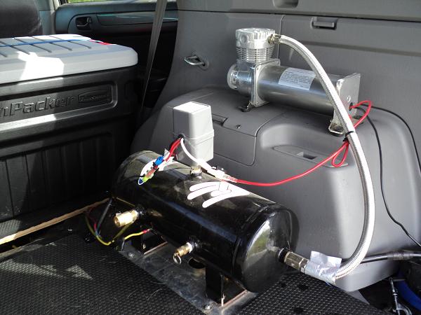 air tank set up