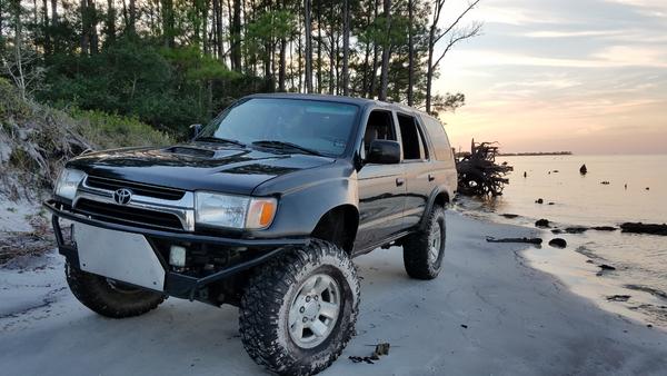 AL BAY 4runner cover pic!! This was 2014 and picture makes truck look all shiny!! It is sooo scratched up now from adventures!!