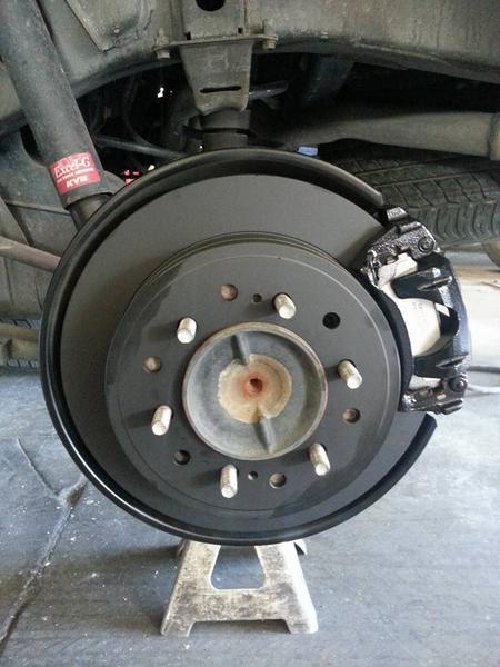 All black Duralast Rotors