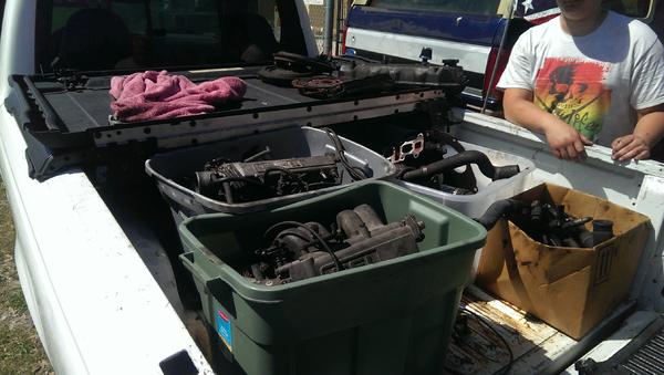 All my motor parts haha