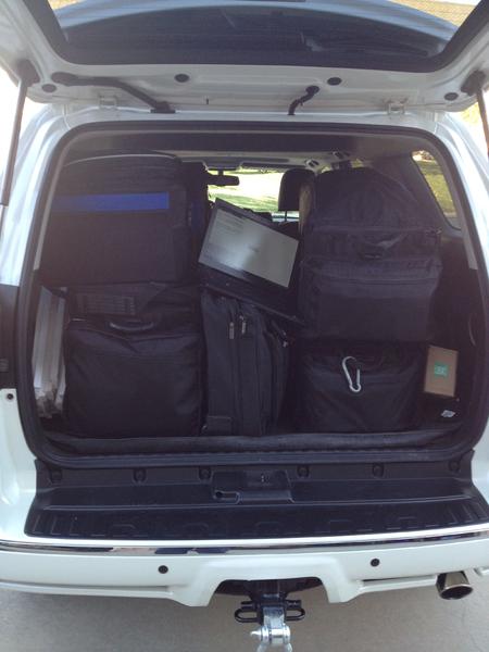 All my work stuff.