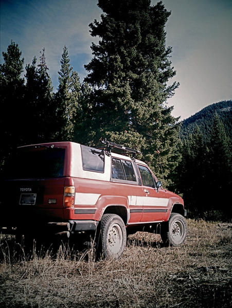 Along Little Bear USFS road.