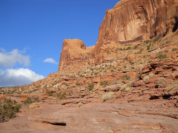 Along the Moab Rim trail