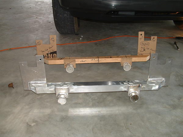 Aluminum final construct made from the template
