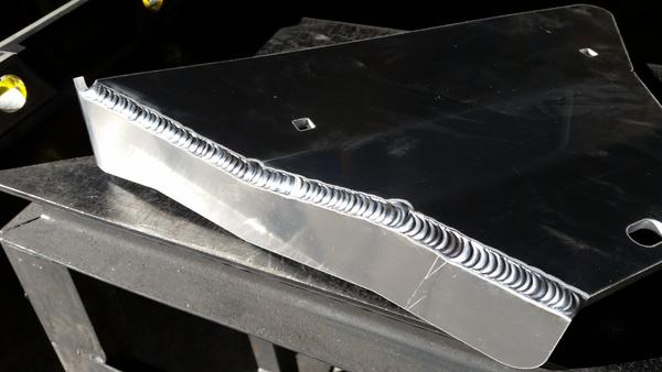 Aluminum tig welded a-arm skids