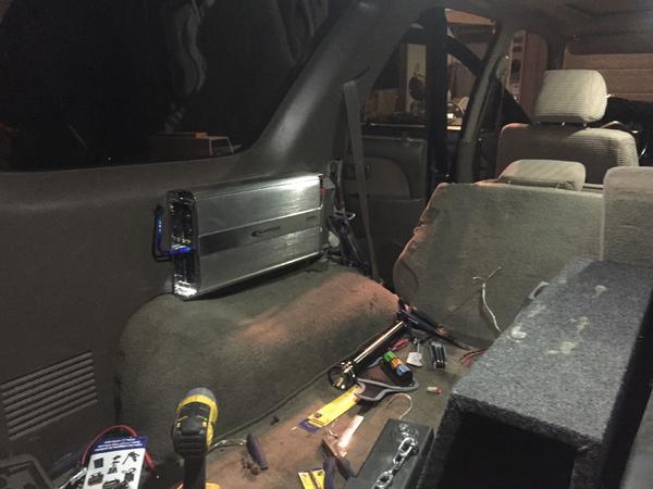 Amp Installation and mounting