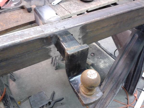 another angle testing hitch fitment
