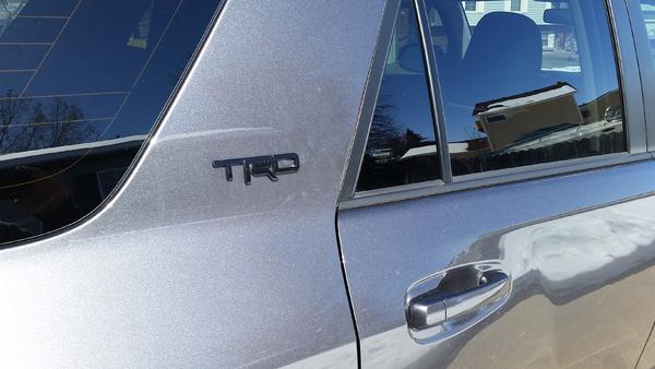 Another shot TRD badging