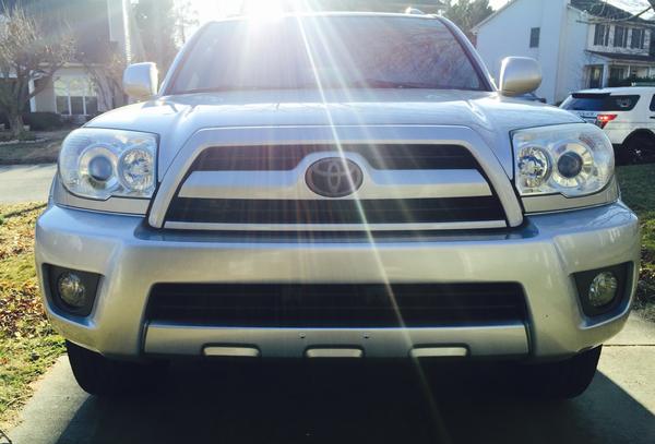 anthracite grey plasti dip-badge and fog light housing