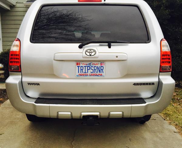 anthracite grey plasti dip-badge, toyota and 4runner emblems