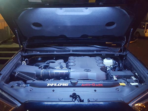 Anti-Dark under hood LED installed