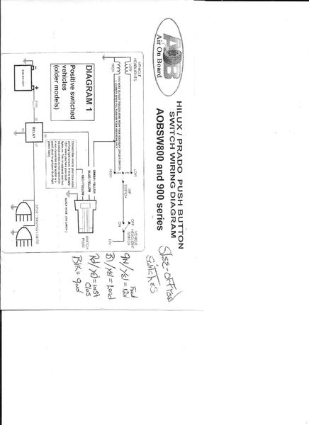 AOB switch wiring harness