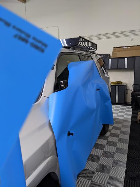 Applying the wrap
