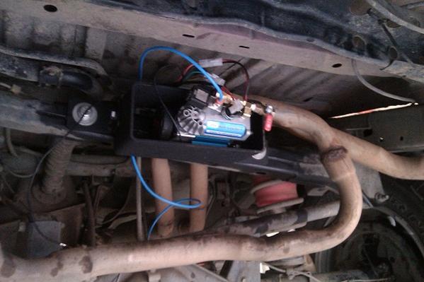 ARB compressor mounted