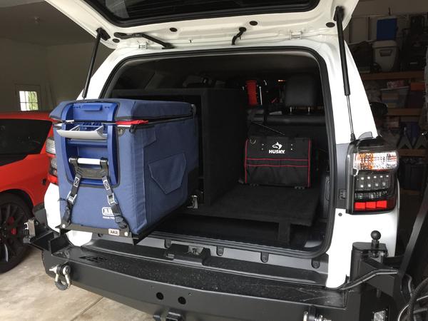 ARB fridge/slide and custom cabinet build