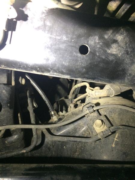 ARB included Push to Connect fitting in place of the OEM fitting
