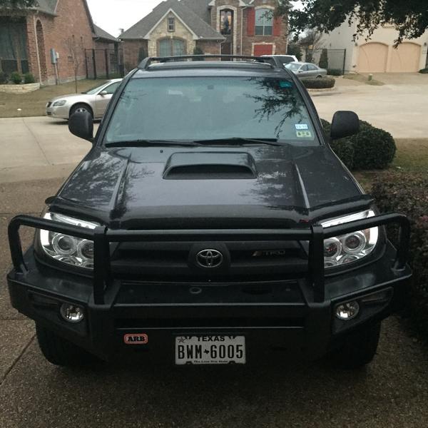 ARB kangaroo bumper installed