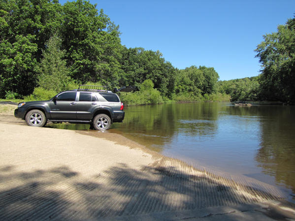 At a boat launch in central WI.