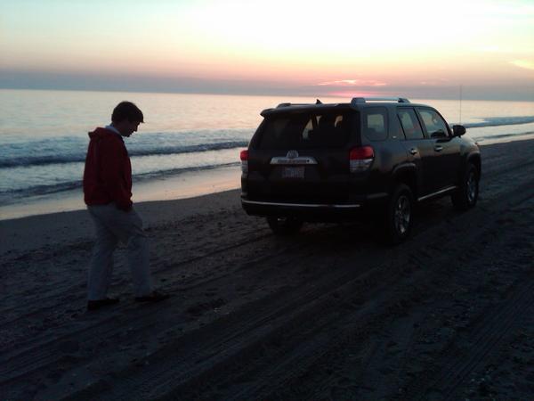 At the beach...