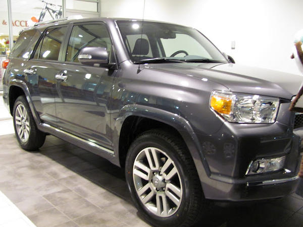 At the dealership- very exciting!
