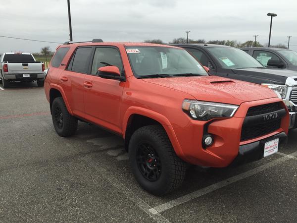 At the dealership