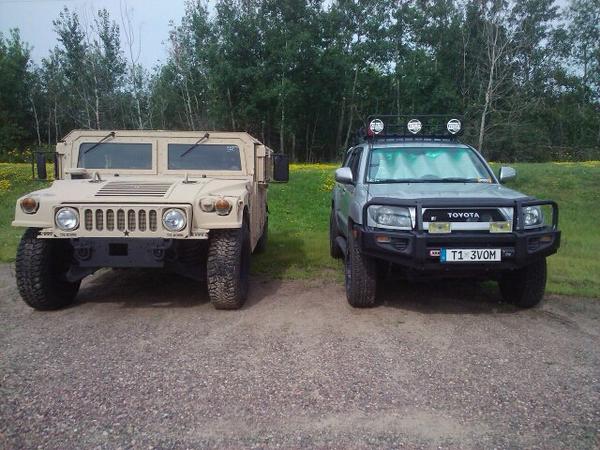 At the military base I work at overseas.