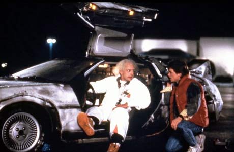 back to the future delorean