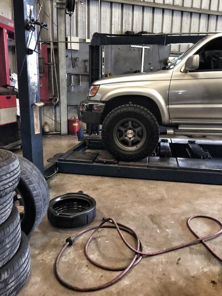 Back to the shop to install the spacers