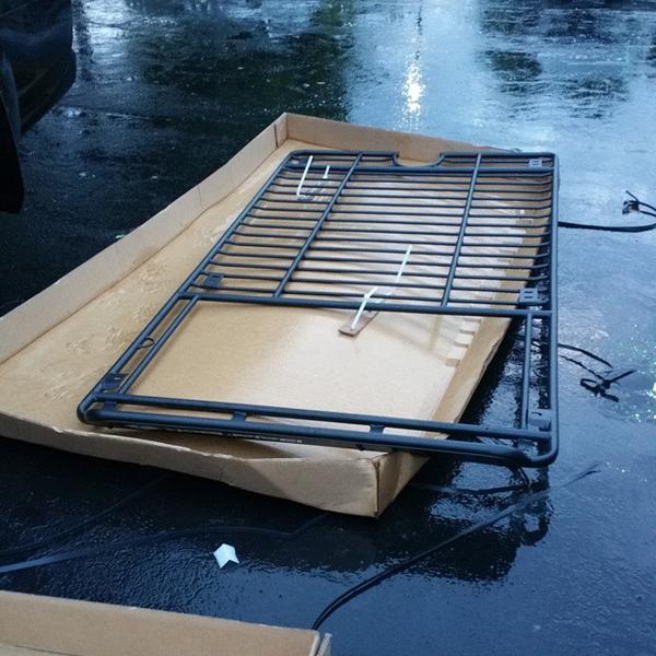 Baja Utility Rack before we installed it