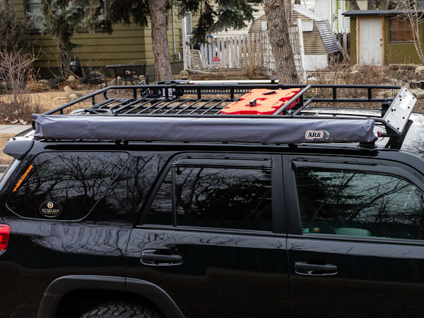 BajaRack 5" high long version with ARB 2000 awning