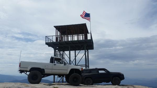 Bald mountain watchtower