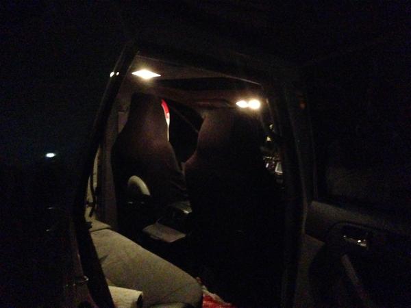 before blue leds